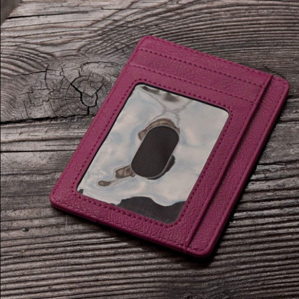 Minimalist BA PURPLE Slim RFID BLOCKING WALLET*NWT - Picture 3 of 5